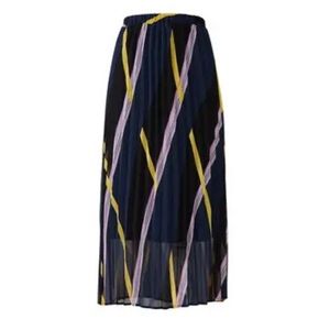 Just Female Moe Pleated Midi Skirt
